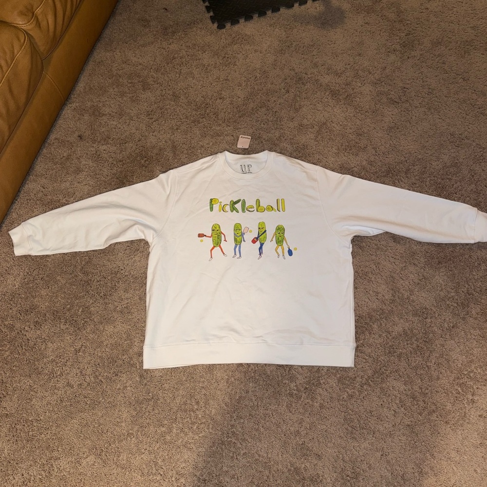 Unfortunate Portrait Pickleball Crewneck Sweatshirt - Picture 3 of 5